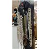 Image 1 : ASSORTED NECKLACES AND HANGER