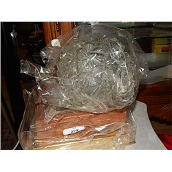 RETRO CEILING LITE - CLEAR GLASS BALL SHADE