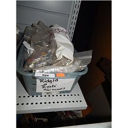 BIN OF RIDGID AND RYOBI SWITCHES - NEW