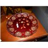 Image 1 : RED CRYSTAL SERVING PLATER