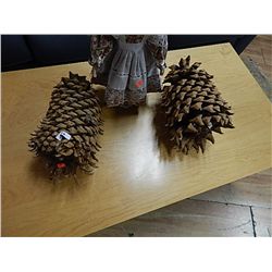 HUGE ACORN - 2 - OLD GROWTH RED CEDAR