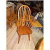Image 1 : HEAVY OAK DINING CHAIRS - 6 X BID