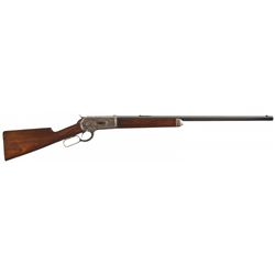 Documented Winchester Model 1886 50 Express Lever Action Rifle with Half-Magazine and Casehardened R