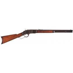 Scarce Documented Special Order Winchester Model 1873 Lever Action Short Rifle with Factory Letter