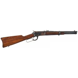 Scarce and Desirable Winchester Model 92 Trapper Lever Action Saddle Ring Carbine with 14 Inch Barre