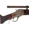 Image 4 : Antique Winchester Model 1885 High Wall Rifle with Scope