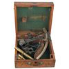 Image 1 : Mid 19th Century London Production Brass Navigational Sextant with Case
