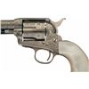 Image 5 : Factory Engraved Nickel-Plated Colt Single Action Army with Relief Carved Pearl Grips with Factory L
