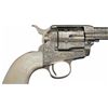 Image 6 : Factory Engraved Nickel-Plated Colt Single Action Army with Relief Carved Pearl Grips with Factory L