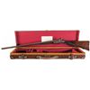 Image 1 : Engraved J.D. Dougall Slide and Drop Action Side Lock Damascus Double Barrel Hammer Shotgun with Cas