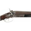 Image 2 : Engraved J.D. Dougall Slide and Drop Action Side Lock Damascus Double Barrel Hammer Shotgun with Cas