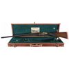 Image 1 : Engraved John Dickson & Son Side Lever Double Barrel Side Lock Shotgun with Case