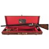 Image 1 : Factory Engraved John Dickson & Son 8 Gauge Double Barrel Box Lock Shotgun with Case and Accessories