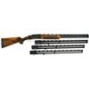 Image 2 : Engraved and Gold Inlaid Krieghoff Model 32 Crown Grade Style Four Barrel Skeet Set Over/Under Shotg