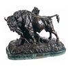Image 1 : Massive Scratching Buffalo Bronze by Henry Merwin Shrady