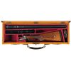Image 1 : Cased Unmarked Engraved German Hammerless Double Rifle with Scope