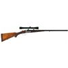 Image 2 : Cased Unmarked Engraved German Hammerless Double Rifle with Scope