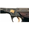 Image 2 : Cased Angelo Bee Signed Engraved and Gold Inlaid High Standard Model H-D Military Semi-Automatic Pis