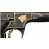 Image 3 : Cased Angelo Bee Signed Engraved and Gold Inlaid High Standard Model H-D Military Semi-Automatic Pis