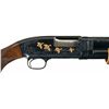 Image 3 : Engraved and Signed Gold Inlaid Pre-World War II Winchester Model 12 Standard Trap Slide Action 16 G