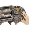 Image 2 : Engraved and Gold Inlaid Smith & Wesson 649-3 Double Action Revolver with Stag Grips