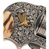 Image 3 : Engraved and Gold Inlaid Smith & Wesson 649-3 Double Action Revolver with Stag Grips