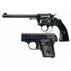Image 1 : Two Colt Handguns -A) Colt Police Positive Target Model Double Action Revolver