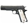 Image 1 : Engraved 1914 Production U.S. Colt Model 1911 Semi-Automatic Pistol with Pearl Grips