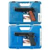 Image 1 : Two Springfield Armory Semi-Automatic Pistols with Cases -A) Springfield Armory 1911-A1 Operator Sem
