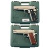 Image 1 : Two Para Ordnance 1911 Semi-Automatic Pistols with Cases -A) Para Ordnance P14-45 Semi-Automatic Pis