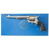 Image 1 : Nickel Plated Colt Custom Shop Etched Panel Black Powder Frame Frontier Six Shooter Single Action Ar