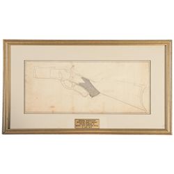 Rare Original Winchester Repeating Arms Company Design Drawing for A Proposed One-of-a-Kind Model 18