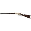 Image 4 : Desirable Winchester Model 1866 Saddle Ring Carbine with Scarce Nickel-Plated Receiver