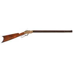 Rare Factory Engraved New Haven Arms Co., Volcanic Lever Action Carbine with Inscribed 25 Inch Barre