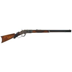 Unique Unserialized Winchester Special Order Deluxe Model 1873 Lever Action Rifle