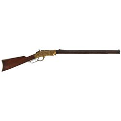 Rare Deluxe Factory Engraved New Haven Arms Co., Henry Lever Action Rifle