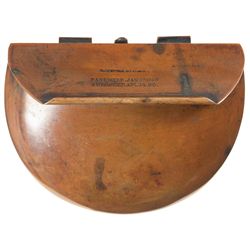 Kittredge Brass Belt Cartridge Box for 44RF Rifle Cartridges