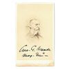 Image 1 : Signed Carte de Visite of General George Meade, Commander of the Army of the Potomac and Victor at t