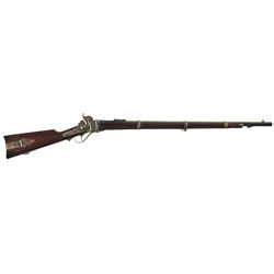 Sharps New Model 1859 Percussion Rifle with a Model 1863 Barrel