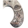 Image 2 : Rare Factory Engraved Colt Open Top Pocket Revolver with Wexell & Degress Silver Plated Grips