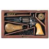 Image 1 : Cased Colt Model 1855 Sidehammer Pocket Revolver with Ivory Grips and Accessories