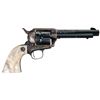 Image 1 : Documented Superb Factory Engraved Colt Single Action Army Revolver with Carved Pearl Grips and Fact