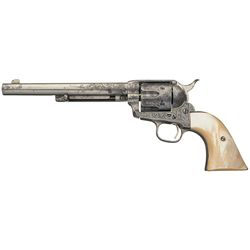 Documented "Soft" Shipped New York Engraved Colt Single Action Army Revolver with Pearl Grips and Fa