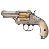 Image 1 : Factory Engraved Nickel and Gold Plated Merwin Hulbert & Co. Large Frame Pocket Army Double Action R