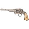 Image 1 : Factory Engraved Deluxe Merwin Hulbert & Co. Single Action Revolver with Carved Ivory Grips