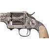 Image 2 : Factory Engraved Deluxe Merwin Hulbert & Co. Single Action Revolver with Carved Ivory Grips