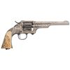 Image 4 : Factory Engraved Deluxe Merwin Hulbert & Co. Single Action Revolver with Carved Ivory Grips