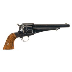 Exceptional Remington Model 1875 Single Action Army Revolver with Highly Desirable Blue Finish