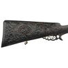Image 10 : Ornate Deep Relief Engraved Gold Inlaid Barella Double Barrel 16 Gauge Shotgun with Elaborate Raised