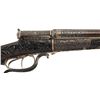Image 5 : Ornate Deep Relief Engraved Gold Inlaid Barella Double Barrel 16 Gauge Shotgun with Elaborate Raised